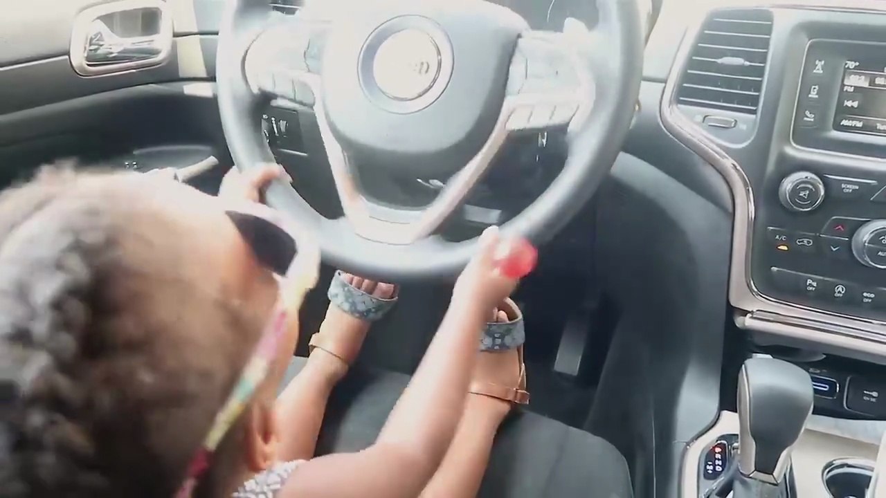 Baby Driving Parents Car to McDonalds in Hollywood