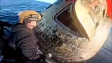 Nuevo vídeo de buzos rescatando a los astronautas de Artemis 2 tras el amerizaje
