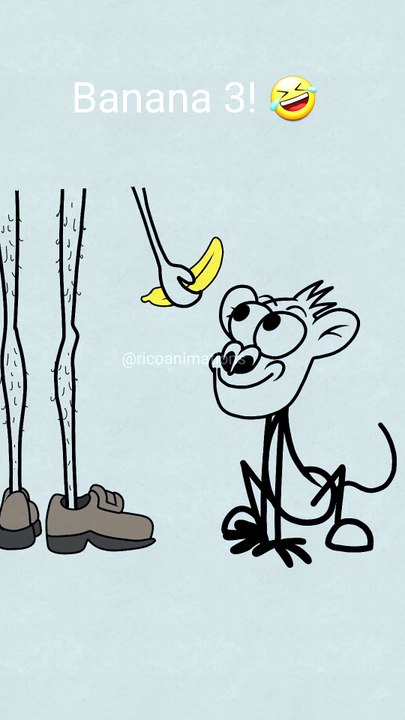 Banana! 3 🤣🤣(4k memes) #shorts click the blue Join button to support my animations