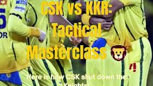 How CSK’s Spin Trap Neutralized KKR | Chennai Super Kings vs Kolkata Knight Riders match scorecard