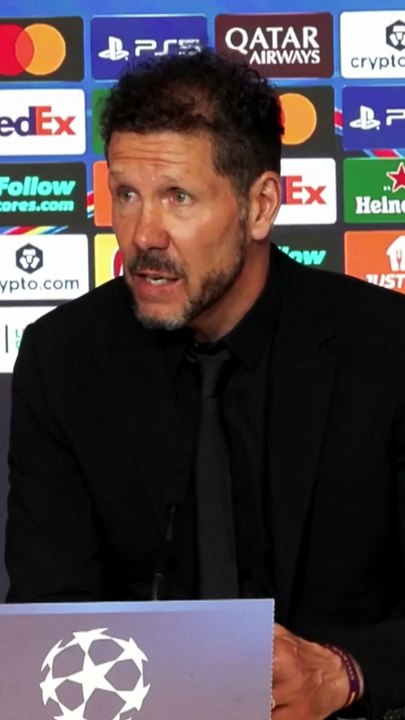 Simeone: "Tenemos muy claro lo que queremos y lo vamos a ir a buscar"