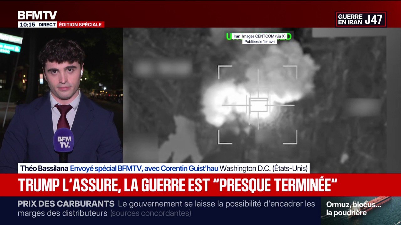 Guerre au Moyen-Orient: Donald Trump a assuré hier que la guerre dans le Golfe serait "presque finie"