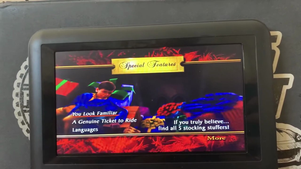 Opening to The Polar Express 2 Disc Widescreen Edition Disc 2 2005 DVD Australia