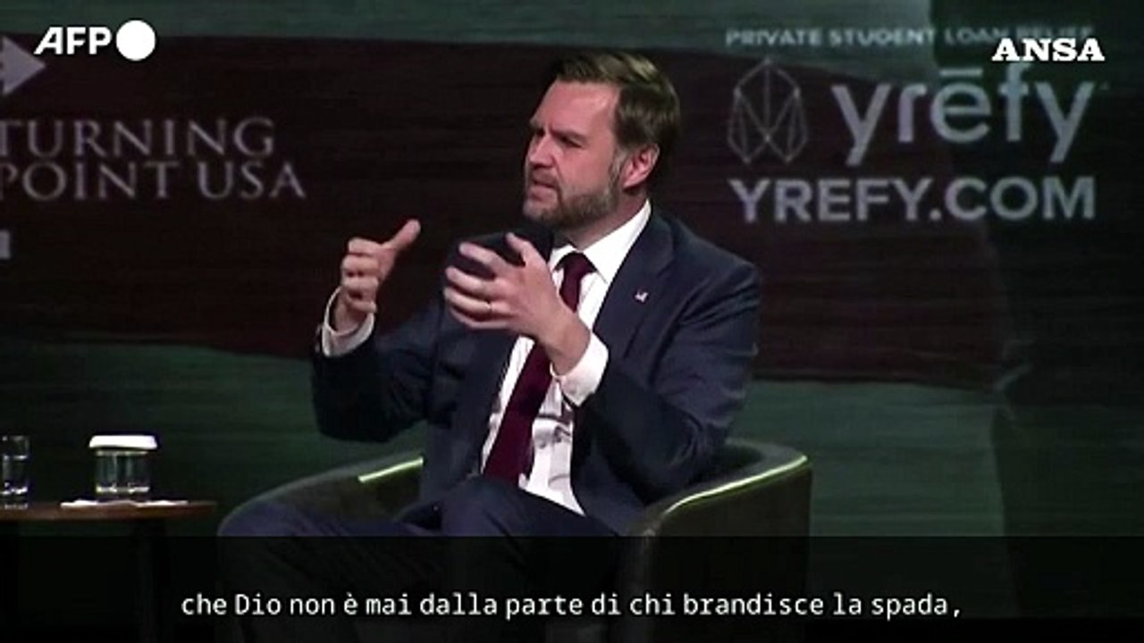 Vance: "Il Papa faccia attenzione quando parla di questioni teologiche"
