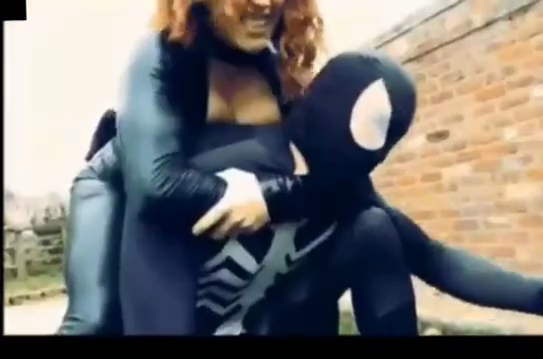 Black spiderman vs black widow