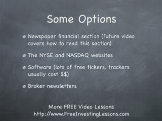 Value Investing: Keeping Track of Your Stocks