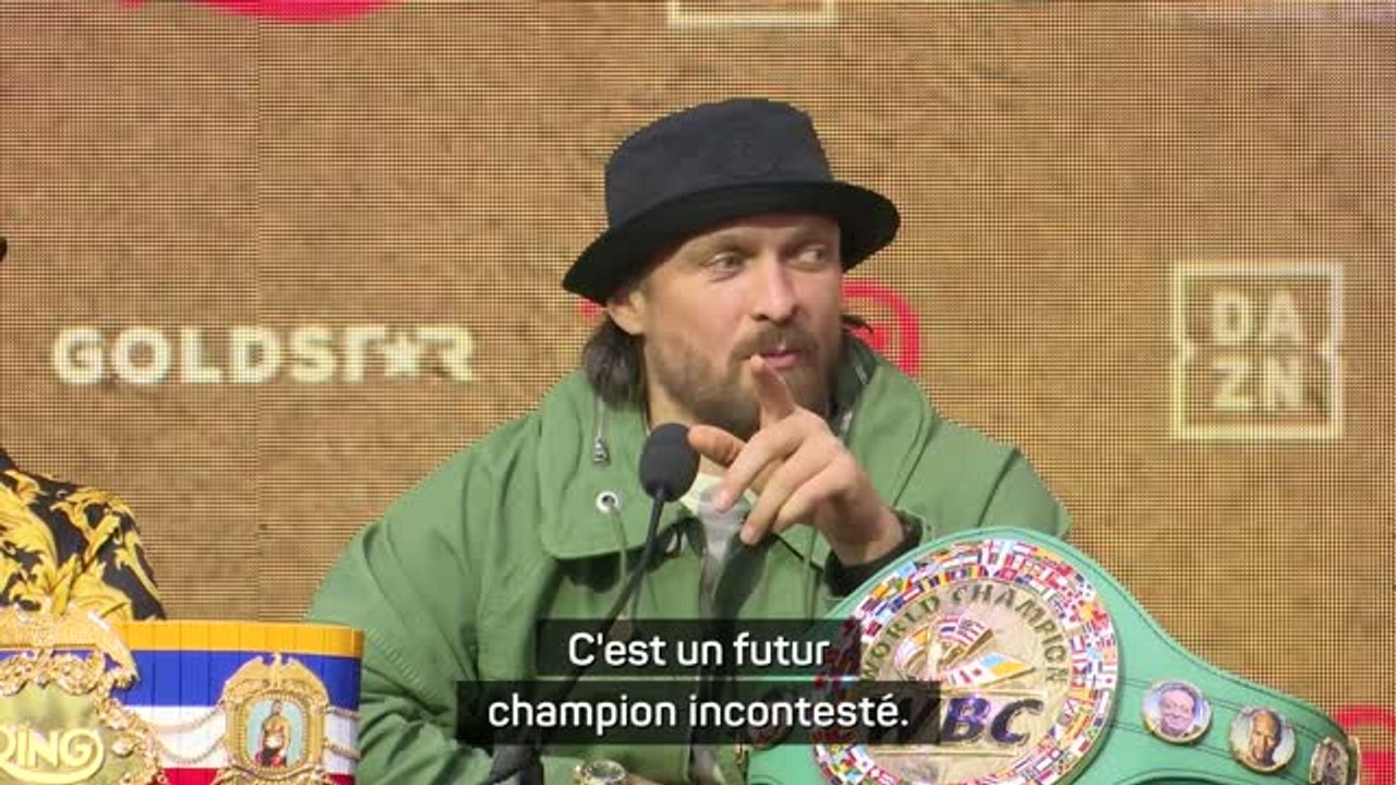 Poids lourds - En cas d'affrontement, Usyk voit Joshua battre Tyson Fury