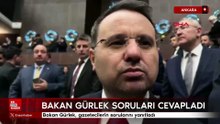Ankara'da Bakan Gürlek, gazetecilerin sorularını yanıtladı