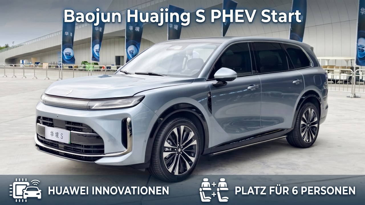 Baojun Huajing S PHEV: Hightech-SUV startet in Serienfertigung