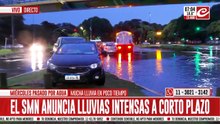 Temporal en la ciudad: así está el barrio de Palermo ahora