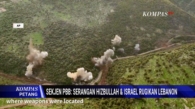 Israel Kepung Kota Bint Jbeil, Sekjen PBB Desak Negosiasi Lebanon-Israel | KOMPAS PETANG