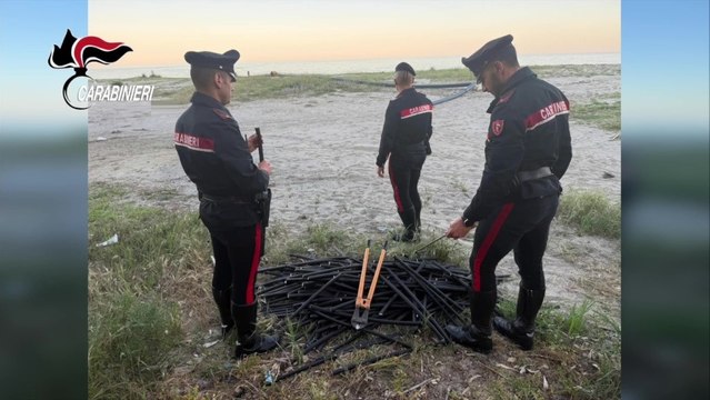 Borgia (CZ) - Rubano cavi elettrici dei lidi balneari: due denunciati (15.04.26)
