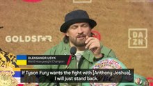 Usyk backs Joshua to beat Fury in the ring