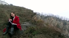 Celebrating Leonardo da Vinci's Anniversary with 'Adagio' Cover Song Performed by Mihaela Plesca Who She's Looking Like Him in the Video with the Original Song of Lara Fabian