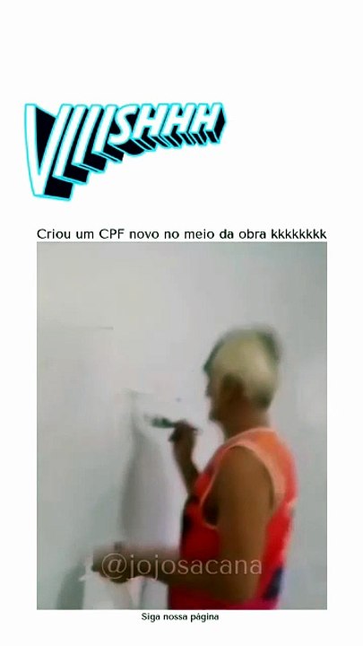 Criou um CPF novo no meio da obra 🚽🚽🚽🚽 #omelhorsoaoscomentarios #engraçado #engraçados #comentarios #comentários