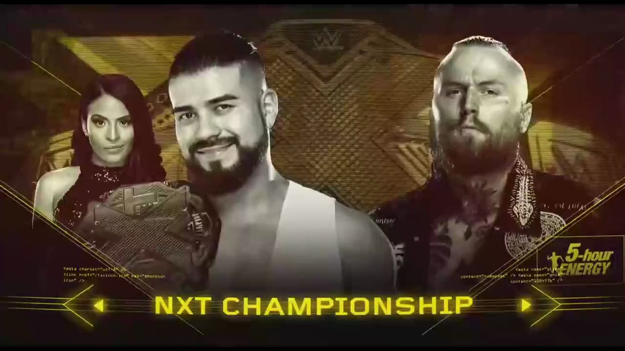 NXT-TakeOver-New-Orleans 2018 Great match Aleister Black defeats Andrade Almas despite his gang's interference مباراة رائعة أليستر بلاك يهزم اندرادي الماس رغم تدخل عصابته