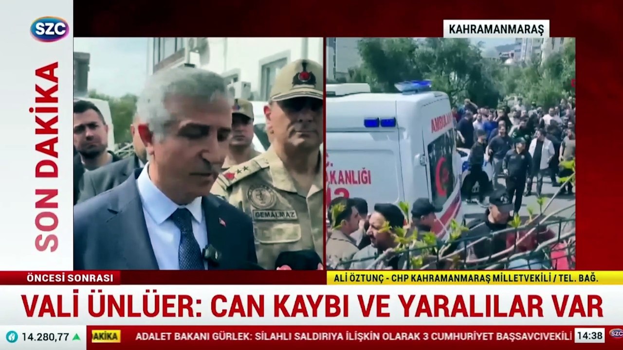 Kahramanmaraş Valisi Mükerrem Ünlüer: Okulda saldırıda 4 can kaybı