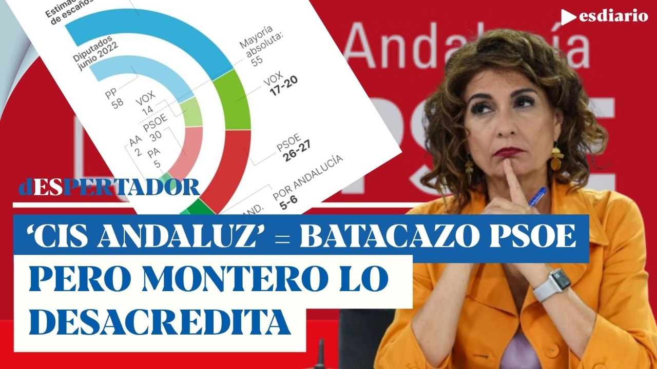 El 'CIS andaluz' coincide en el batacazo del PSOE con otras encuestas, pero Montero lo desacredita