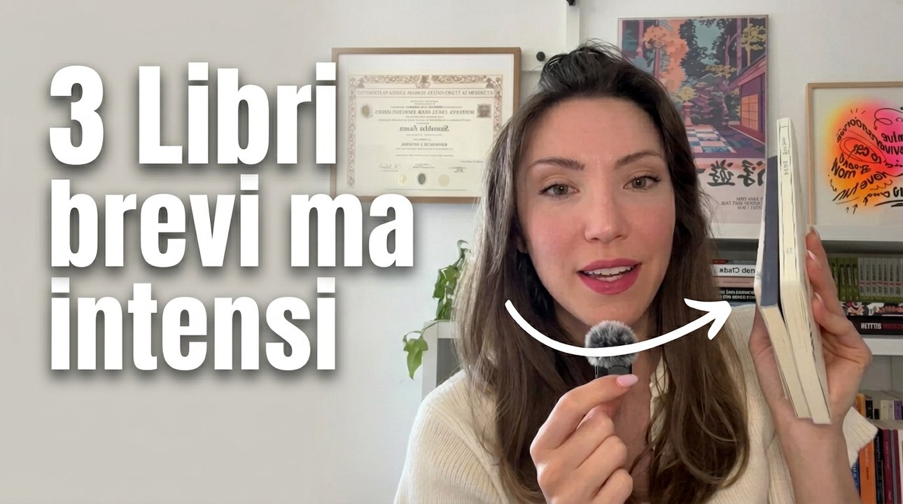 3 libri brevi ma che lasciano qualcosa su cui riflettere