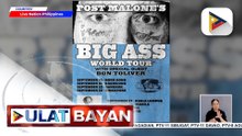 American singer at rapper na si Post Malone, muling bibisita sa bansa para sa kanyang tour sa Setyembre | ulat ni Ice Martinez