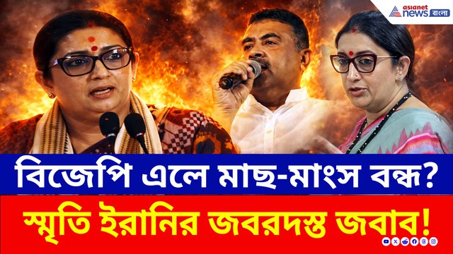ক্ষমতায় বিজেপি এলে মাছ-মাংস বন্ধ! 'ইলিশ মাছ আনুন, বেছে খাইয়ে দেব' মন্তব্য স্মৃতি'র