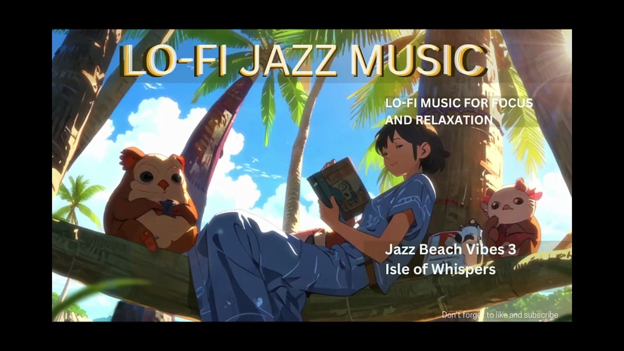 JAZZ BEACH VIBES 3: ISLE OF WHISPERS - Lo-fi jazz music for focus, rest and relaxation