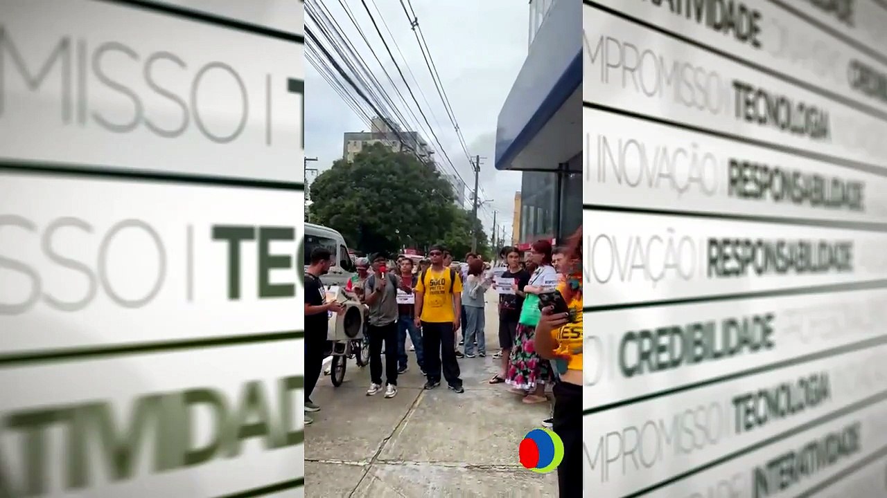 Protesto alunos