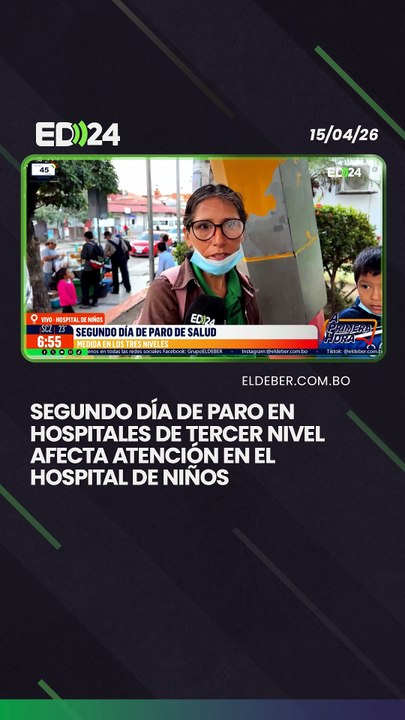 Segundo día de paro en hospitales de tercer nivel afecta atención en el Hospital de Niños