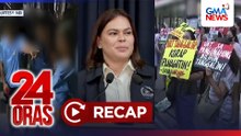 24 Oras: (Part 1) Sinaktan at inabusong mga pasyente sa rehab?; Mga alegasyon ni Madriaga, pinalagan ng kampo ni VP Sara; Panawagang P55/L rollback; atbp