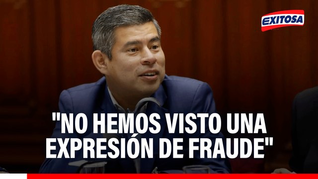 Fuerza Popular no ha detectado indicios de fraude en estas elecciones 2026, afirma Luis Galarreta