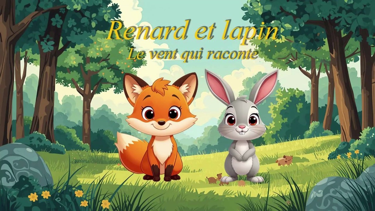 Renard et Lapin 🦊🐰 | Le vent qui raconte 🍃✨ (Aventure douce et magique)