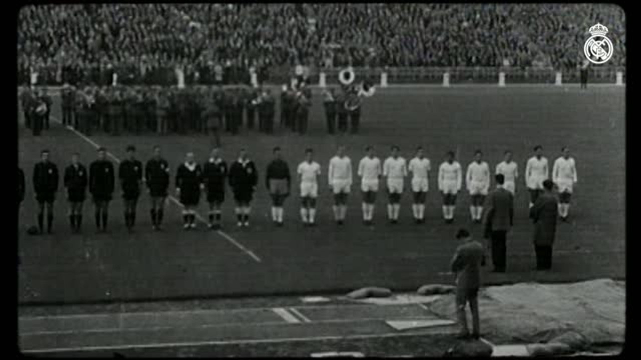 FOOTBALL: LaLiga: Real Madrid pay tribute to Santamaria (Archive footage and GVs)