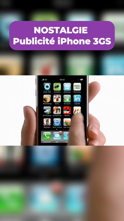 💭NOSTALGIE - Publicité iPhone 3GS 📺#smartphone #tech #apple #iphone3gs #nostalgie #retro