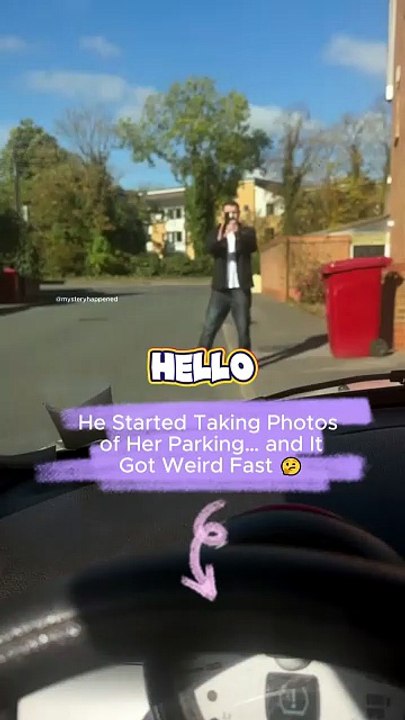 He Started Taking Photos of Her Parking… and It Got Weird Fast 🤔