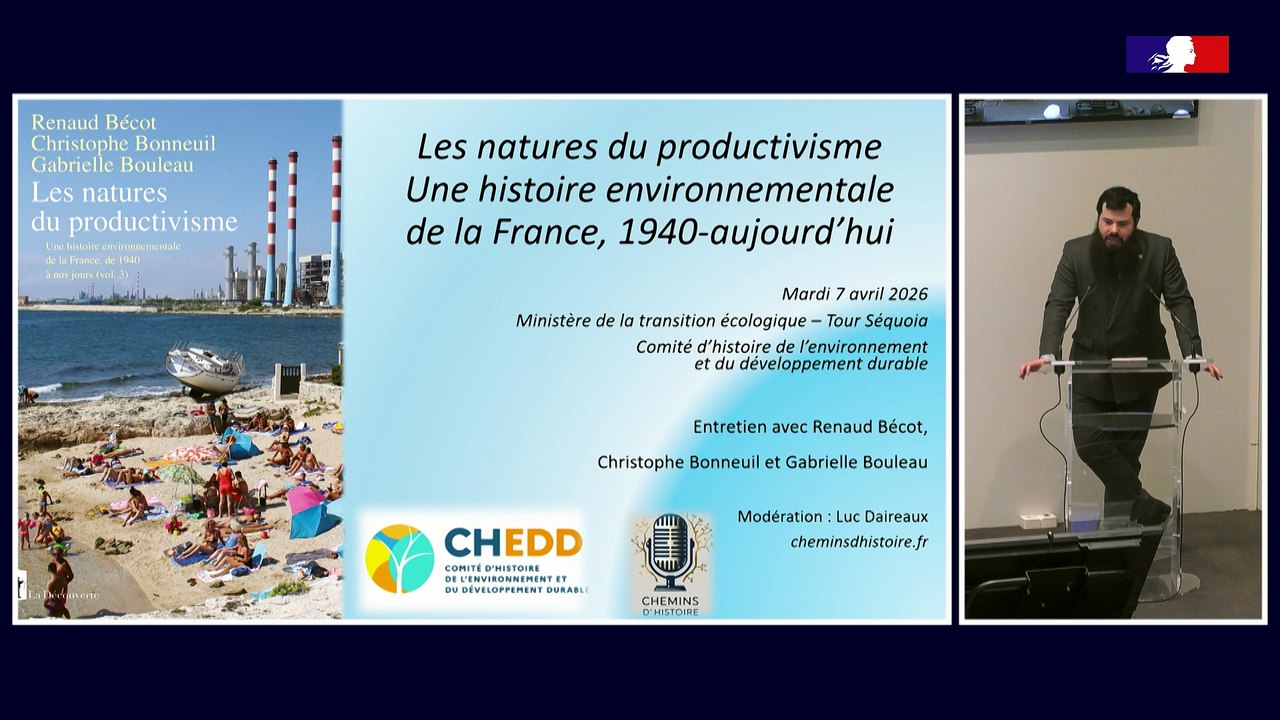 Conférence du Comité d'Histoire 7 avril 2026 - Les natures du productivisme
