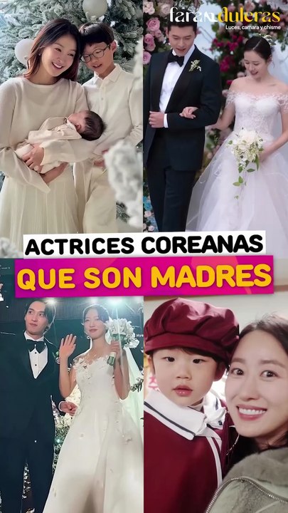 Actrices coreanas que son madres