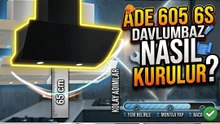 DAVLUMBAZ MONTAJI ADE 605 3s 600 m3 emiş ve 50 db sessizlik 65 Cm Kuralı Önemli Telefon Aşağıda