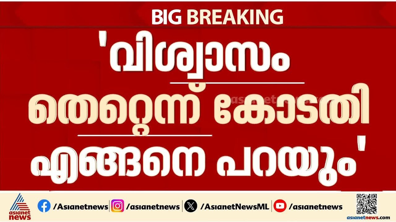 'വിശ്വാസം തെറ്റെന്ന് കോടതിക്ക് പറയാനാകുമോ?'; ശബ...