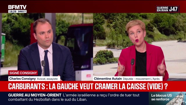 Carburants: Le plus important, c'est de s'attaquer aux superprofits , assure Clémentine Autain, députée L'Après