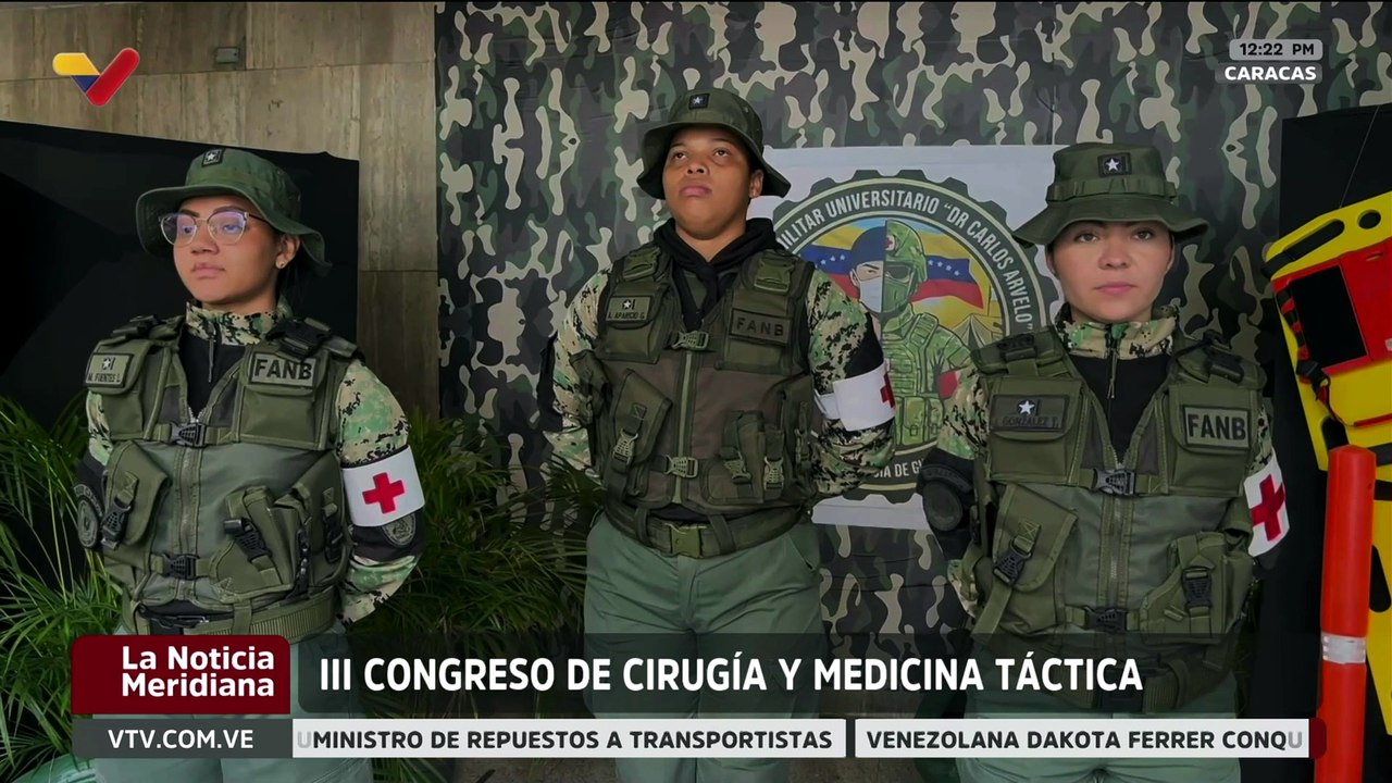 Inicia en Caracas III Congreso de Cirugía de Guerra y Medicina Táctica con diversas especialidades