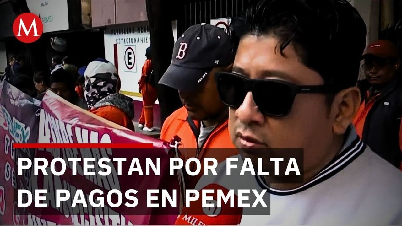 Trabajadores de Pemex bloquean vialidad en CdMx; exigen pagos pendientes