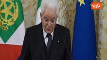 Mattarella: Scenario internazionale scosso da atti di aggressione contro il diritto