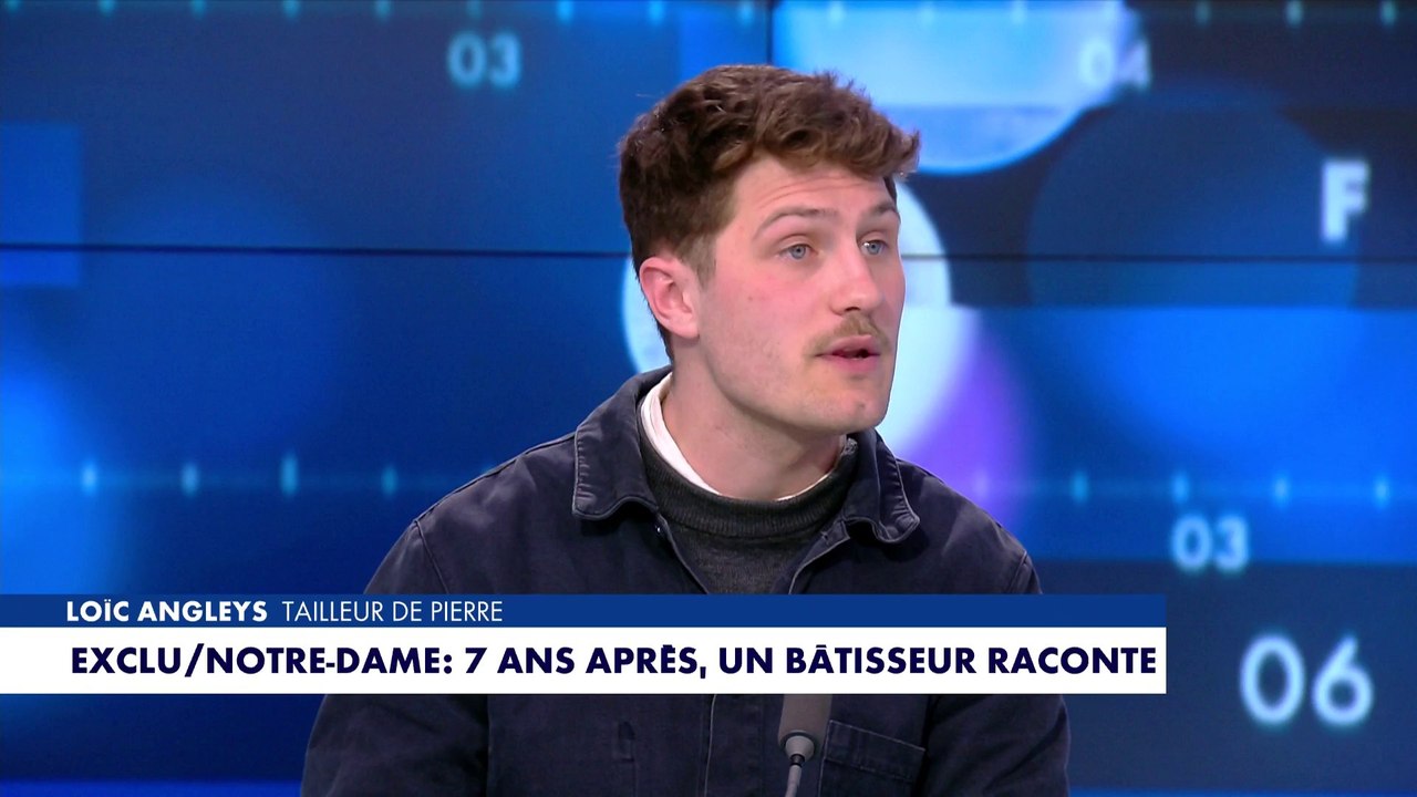 Le témoignage de Loïc Angleys, tailleur de pierre et bâtisseur de Notre-Dame