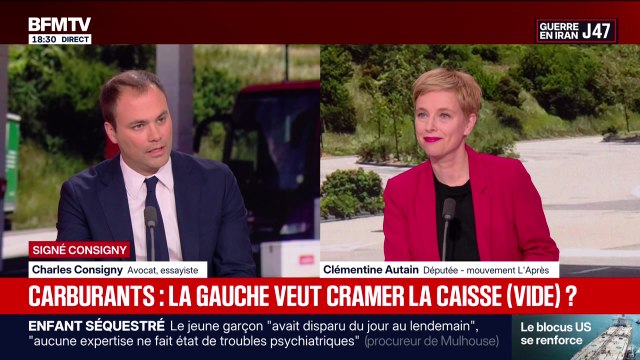 SIGNÉ CONSIGNY - Carburants, la gauche veut cramer la caisse (vide) ? - 15/04