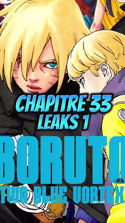 Boruto Two Blue Vortex leaks Chapitre 33