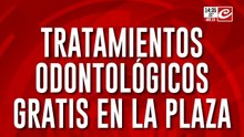 Tratamientos odontológicos gratis en la plaza