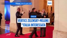 Ucraina, Zelensky in visita a Roma: "Italia interessata a produzione congiunta droni" dice Meloni