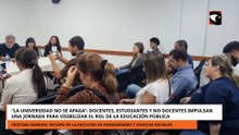 “La universidad no se apaga”: jornada para visibilizar la educación pública