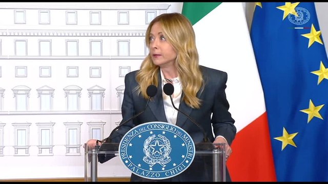 Ucraina, Meloni: Italia interessata a produzione congiunta di droni