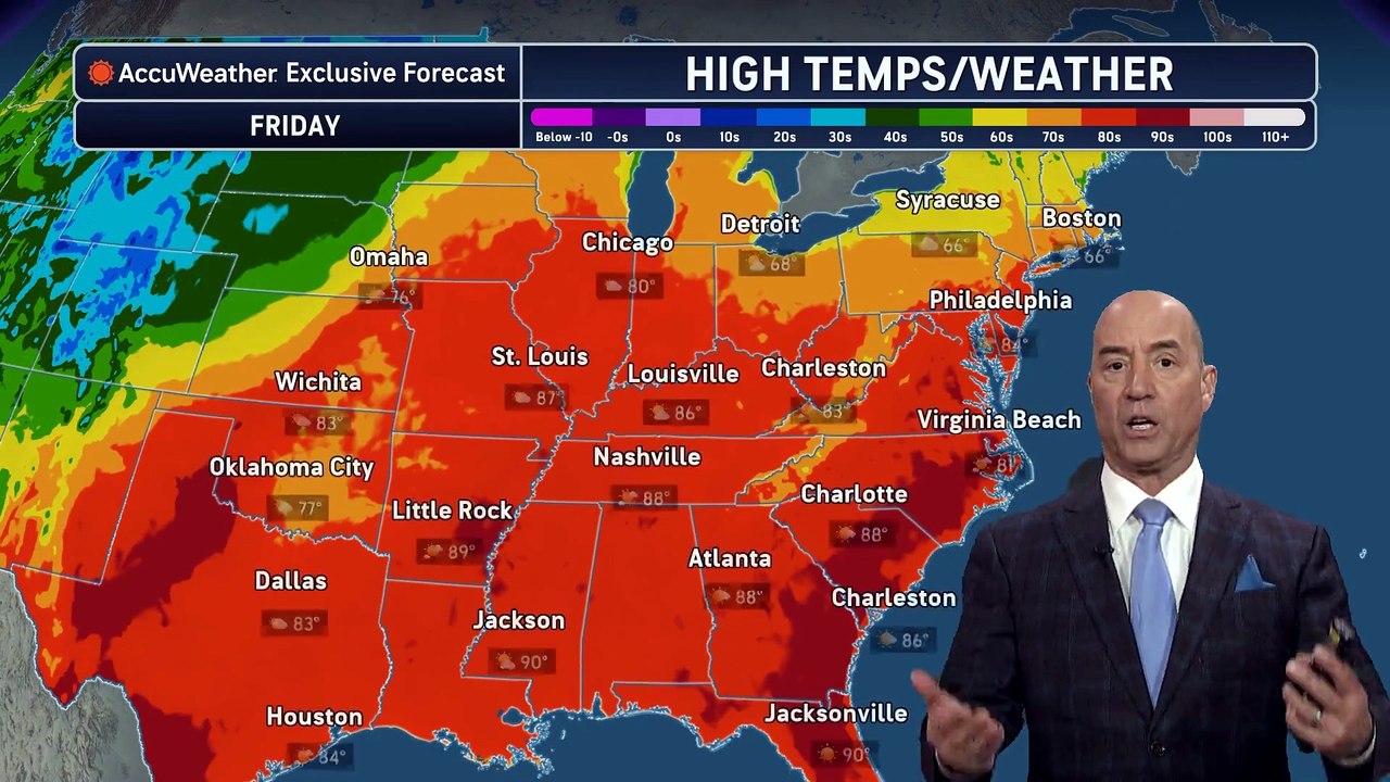 Much cooler air coming